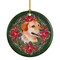 Edge Collections - 2.8125" - Multicolor - Personalizable Labrador Retriever Christmas Ornament - 1 Piece